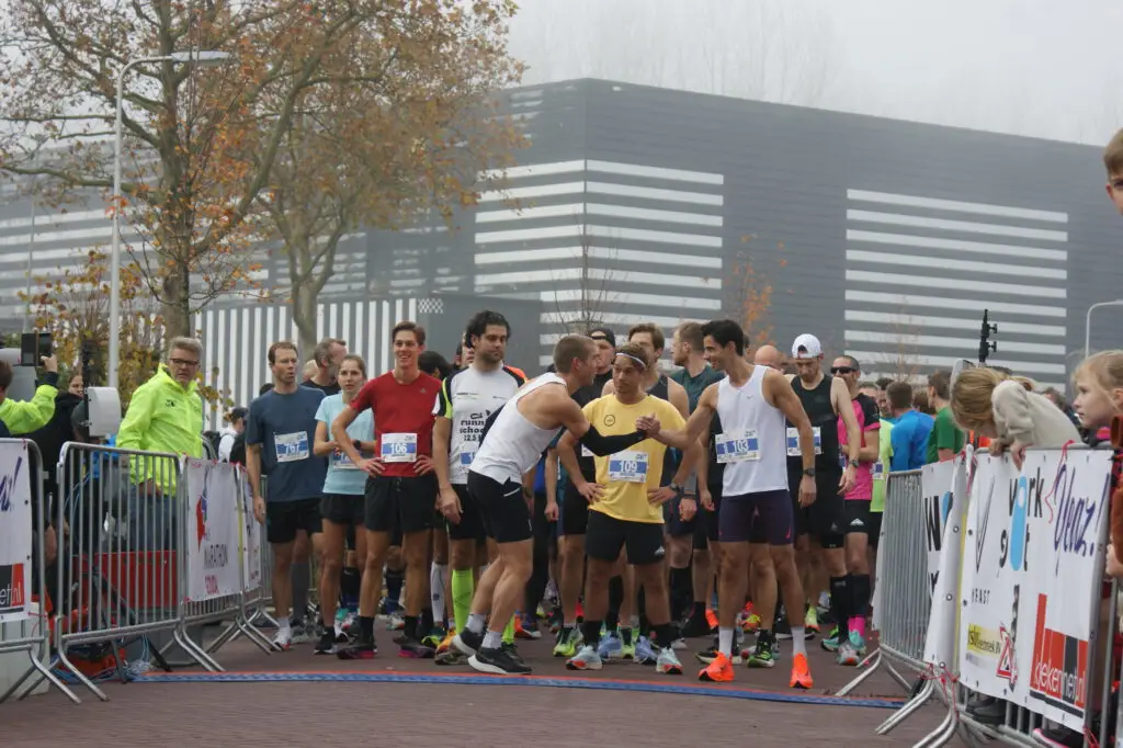 Start van de 21 km